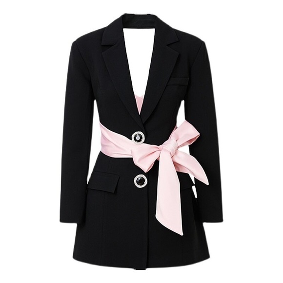 Alex Vinash Bow Jacket Blazer Dress - Picture 1 of 6